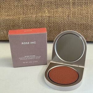Rose Inc Cream Blush Divine Refillable Cheek & Lip Color Delphine New